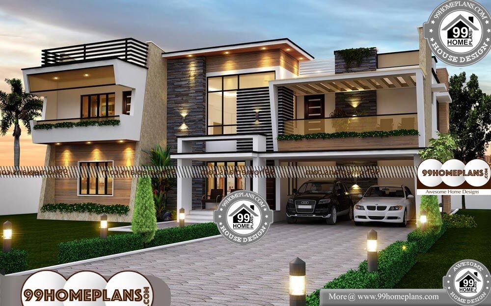 House Plans 4 Bedroom - 2 Story 4495 sqft-Home