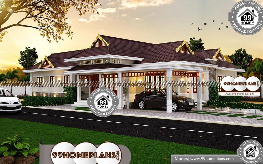 House Plans For Corner Lots - Single Story 2490 sqft-Home