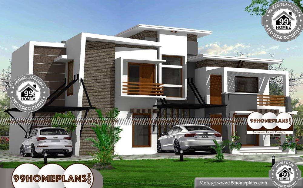 Indian Contemporary House Designs - 2 Story 2450 sqft-Home