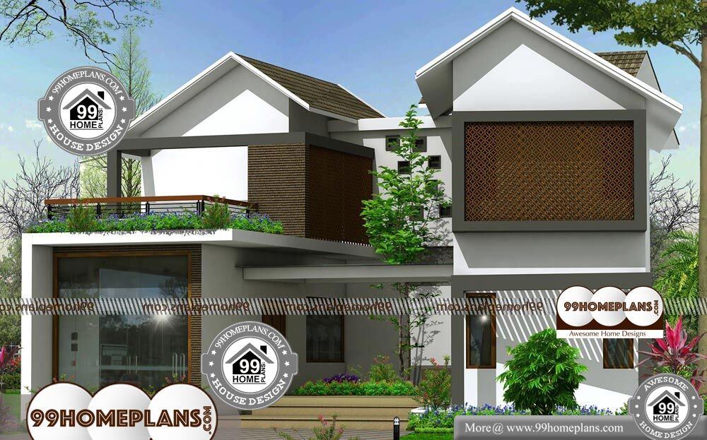 Kerala Contemporary House Designs - 2 Story 2220 sqft-Home