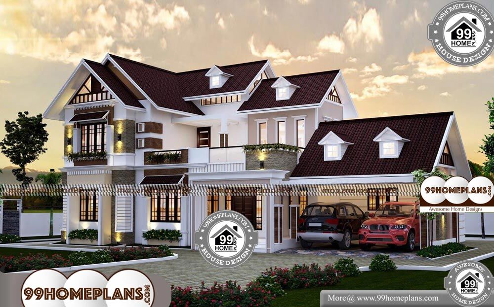 Kerala Style Traditional House Plans - 2 Story 3274 sqft-Home