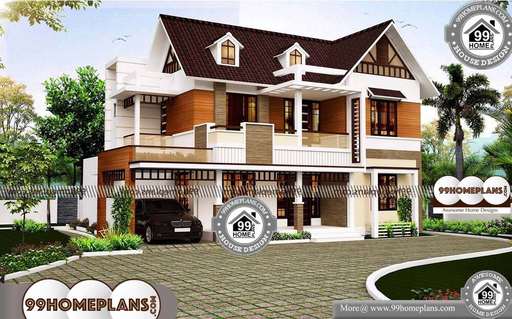 Kerala Traditional Home Plans - 2 Story 2403 sqft-Home