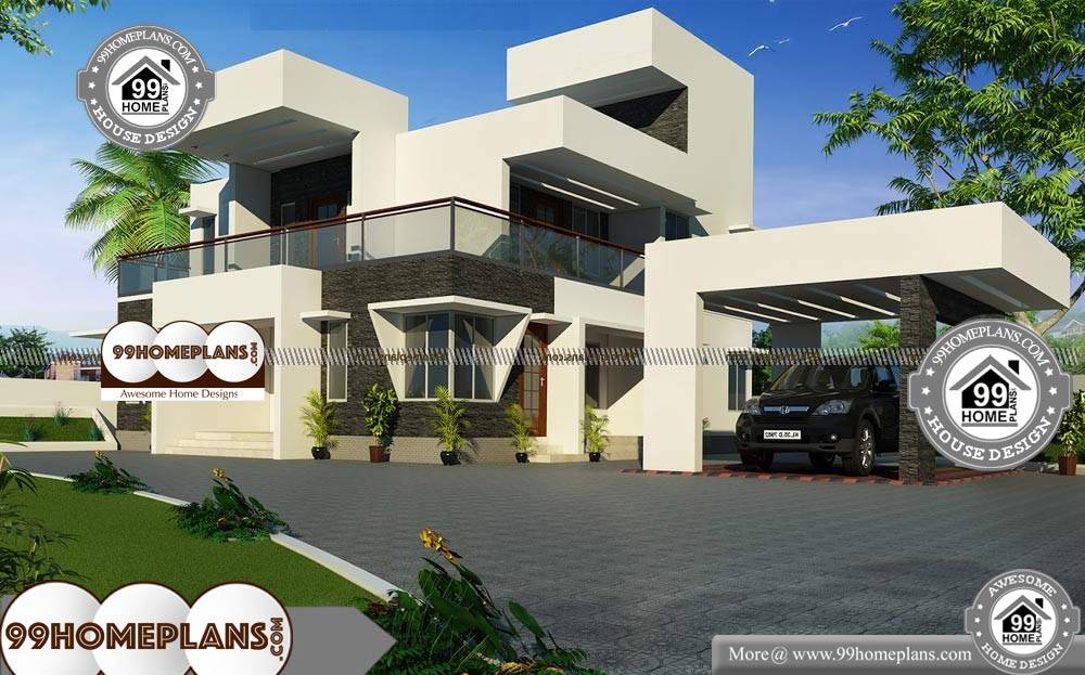 Luxury Double Storey House Plans - 2 Story 1759 sqft-Home
