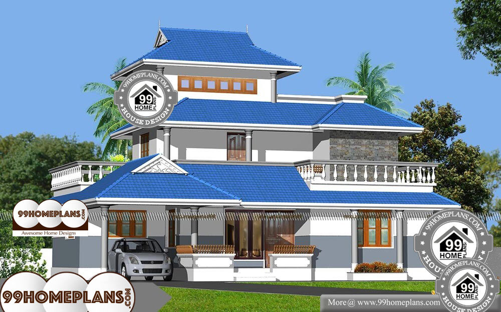 Modern 3 Bedroom House Floor Plans - 2 Story 1329 sqft-Home