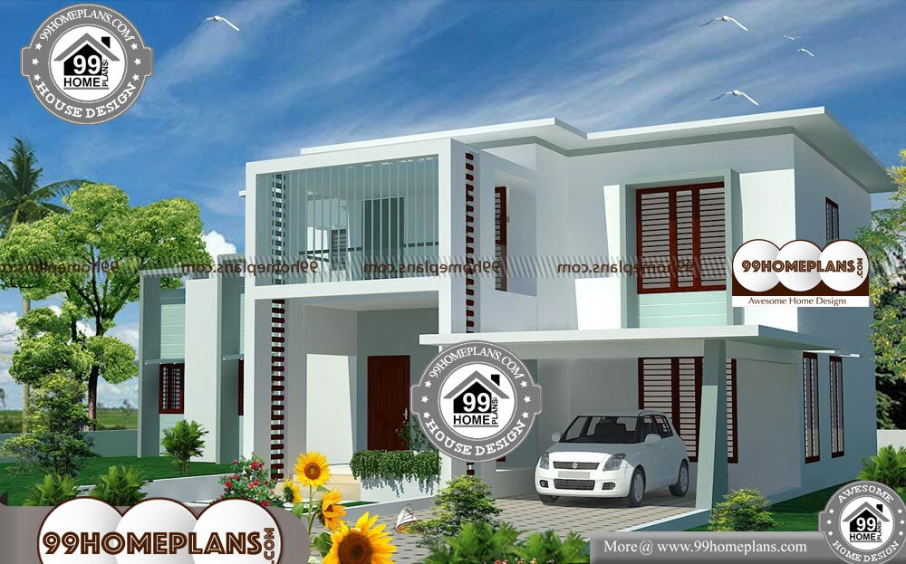 Modern 4 Bedroom House Floor Plans - 2 Story 2790 sqft-Home