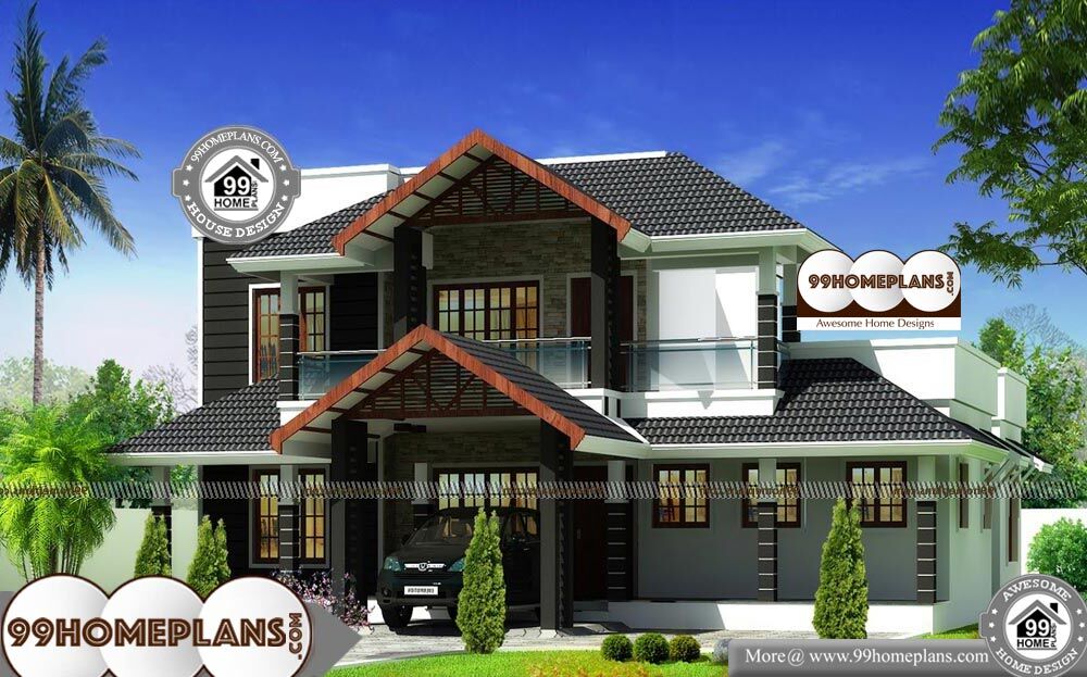 Modern Architectural Designs Floor Plans - 2 Story 2900 sqft-Home