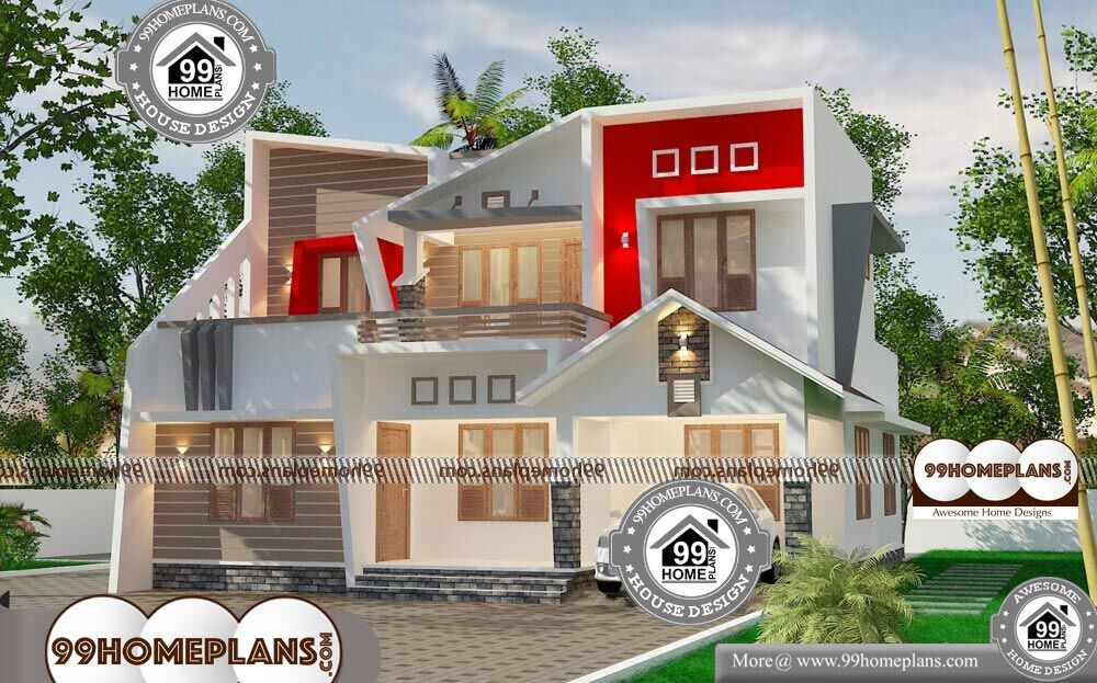 Modern Contemporary Homes Designs - 2 Story 2289 sqft-Home