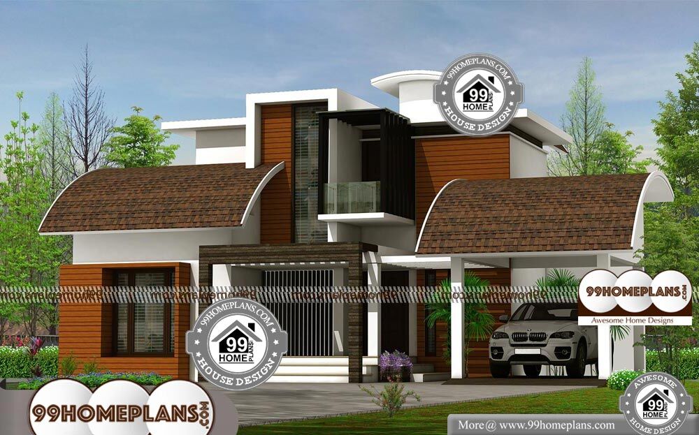 Modern Contemporary House Plan - 2 Story 2350 sqft-Home