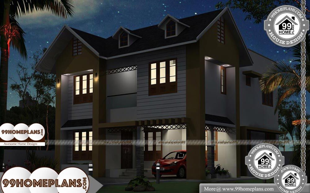 Modern Double Storey House Plans - 2 Story 2550 sqft-Home