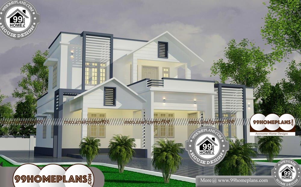 Modern Floor Plans For New Homes - 2 Story 2032 sqft-Home