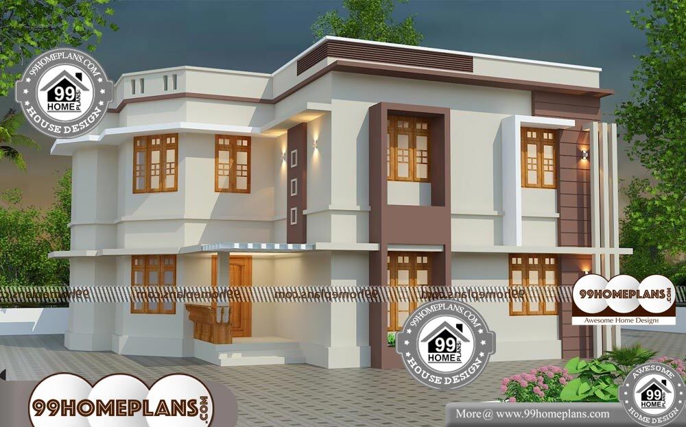 Modern Home Interior Design Plans - 2 Story 2080 sqft-Home