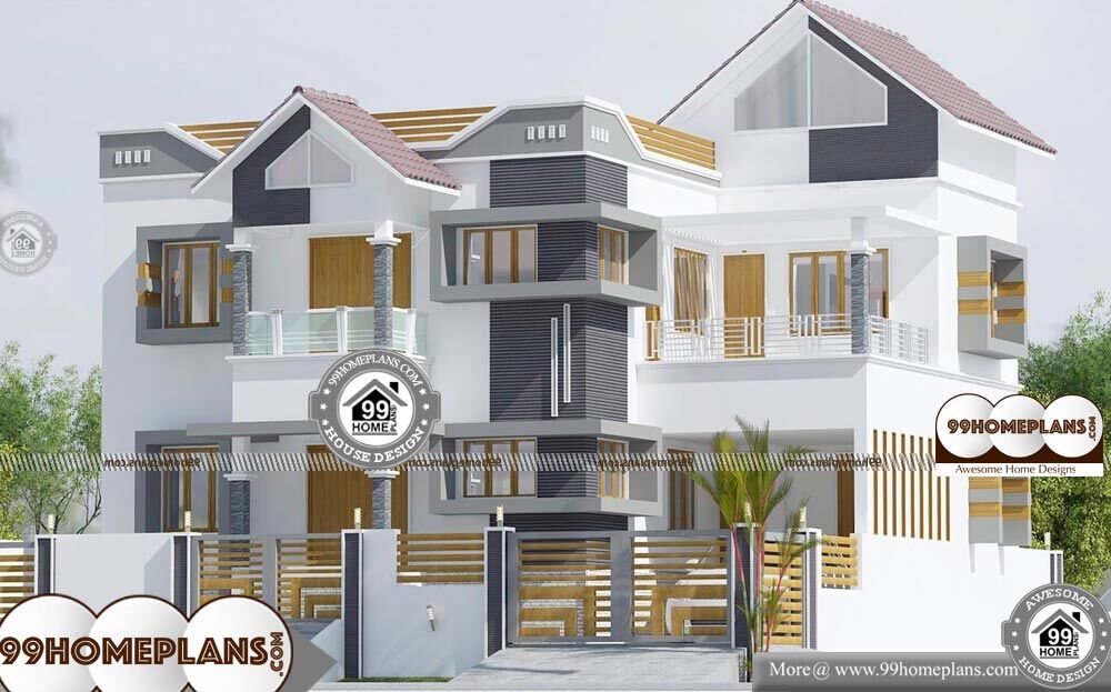 Modern House Designs Indian Style - 2 Story 4133 sqft-Home