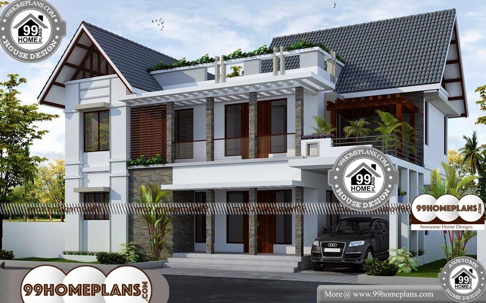 Modern House Plans 4 Bedroom - 2 Story 2150 sqft-Home