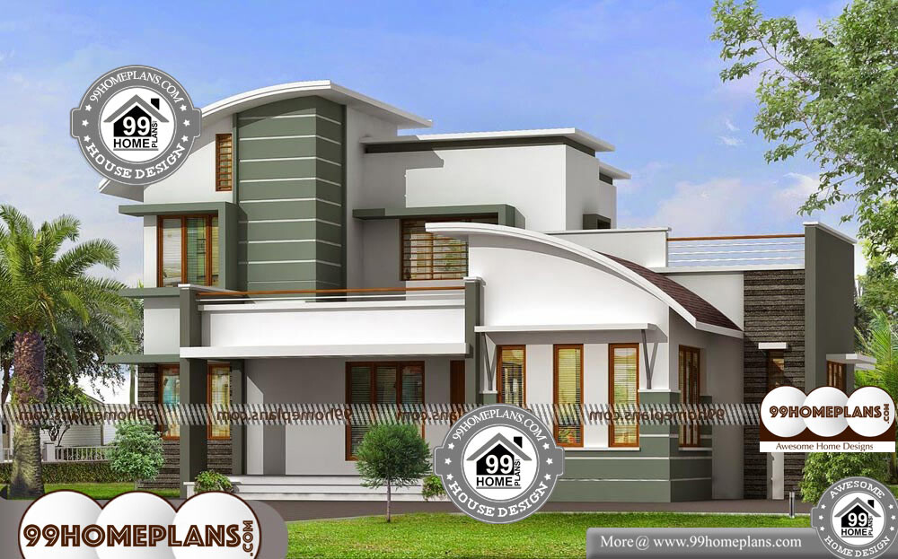 Modern House Plans Double Storey - 2 Story 2500 sqft-Home