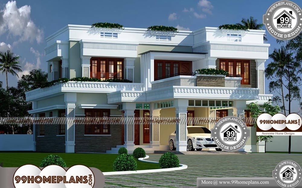 Modern Small Two Story House Plans - 2 Story 2248 sqft-Home