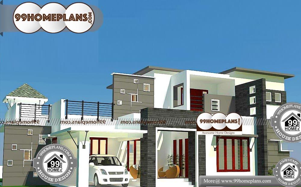 New Contemporary Home Designs - 2 Story 2500 sqft-Home