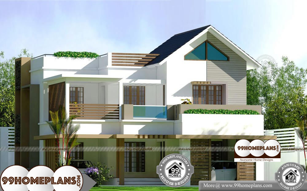 New Style Home In Kerala - 2 Story 2810 sqft-Home
