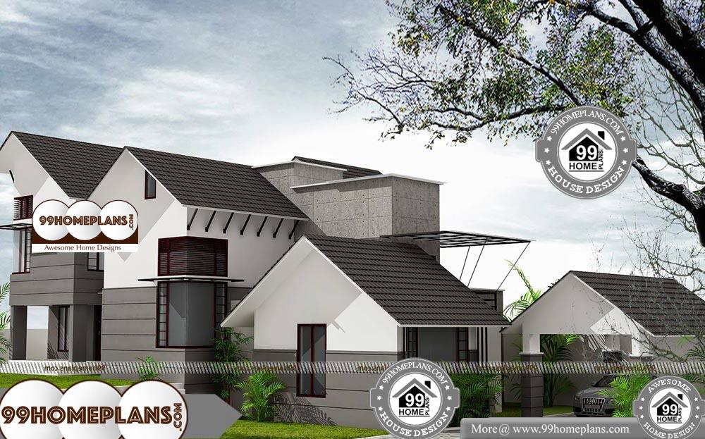 Rustic Contemporary Home Plans - 2 Story 3124 sqft-Home