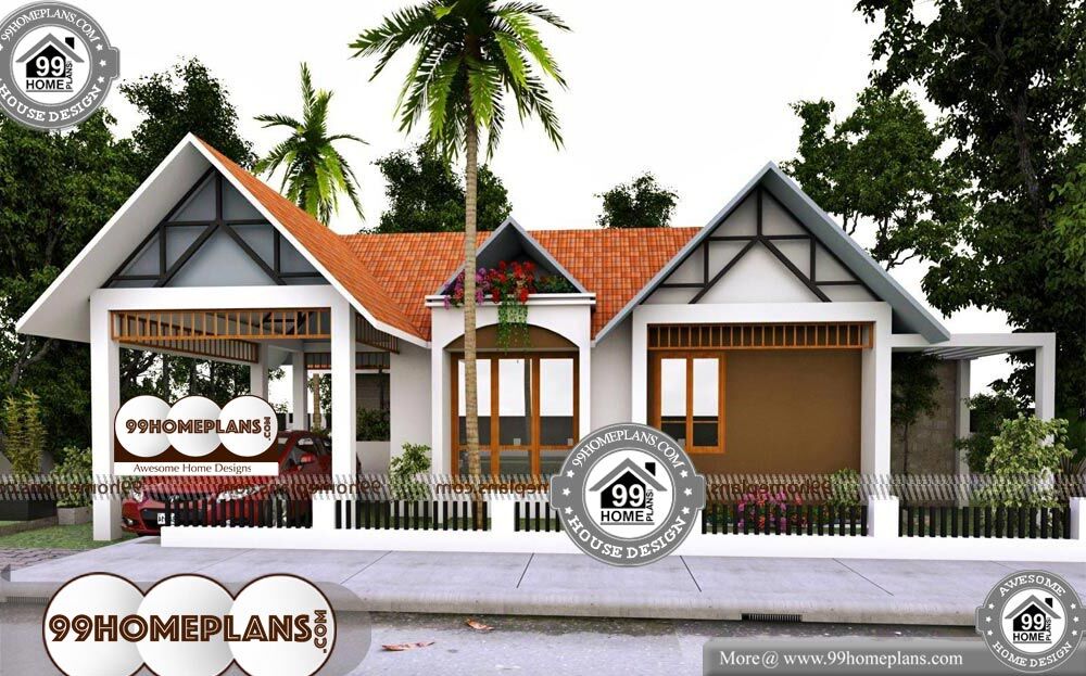 Simple One Storey House Plans - Single Story 1915 sqft-Home