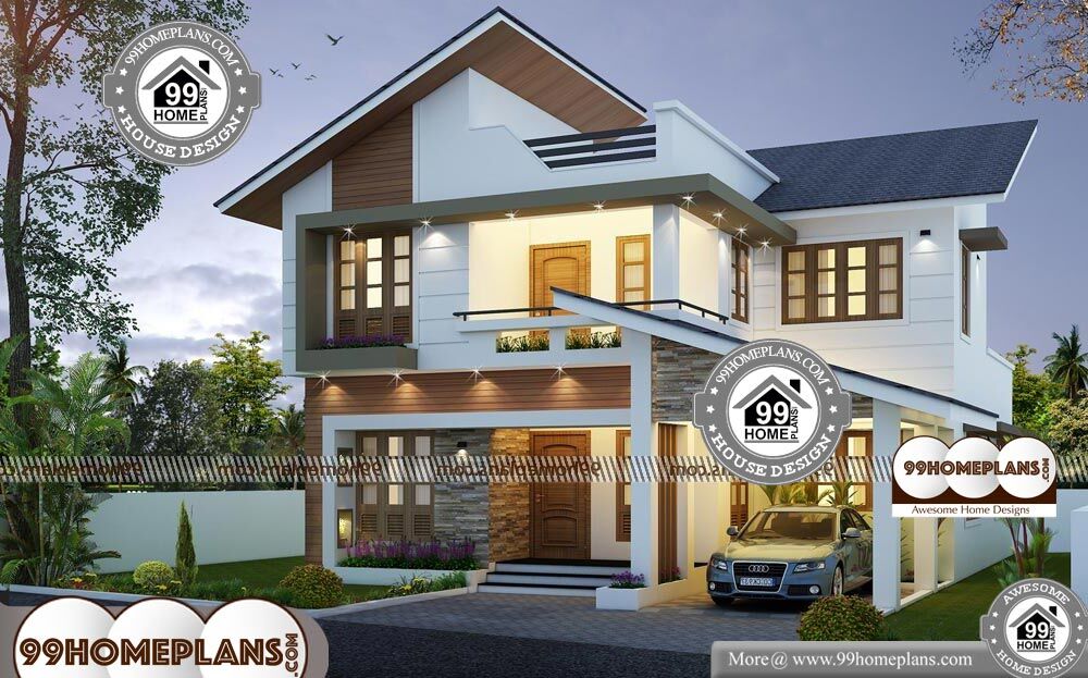 Simple Two Story House Plans - 2 Story 2200 sqft-Home