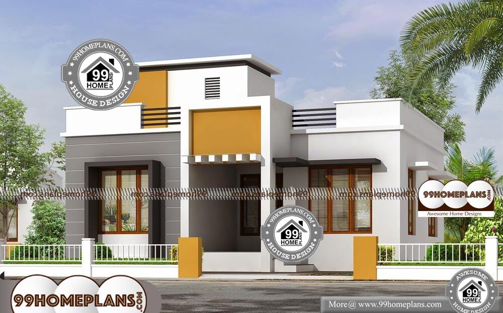 Single Floor House Design - Single Story 850 sqft-Home 