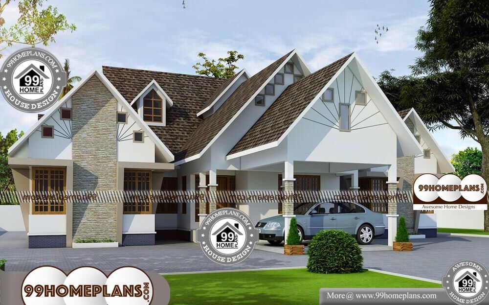 Single House Elevation Designs - Single Story 2550 sqft-Home