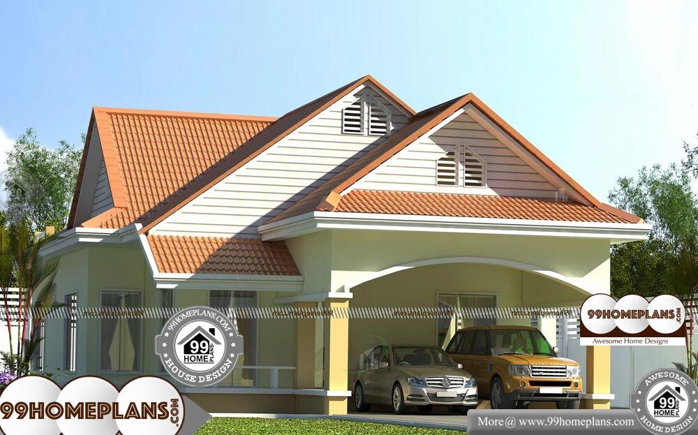 Single Story Modern House - Single Story 2067 sqft-Home