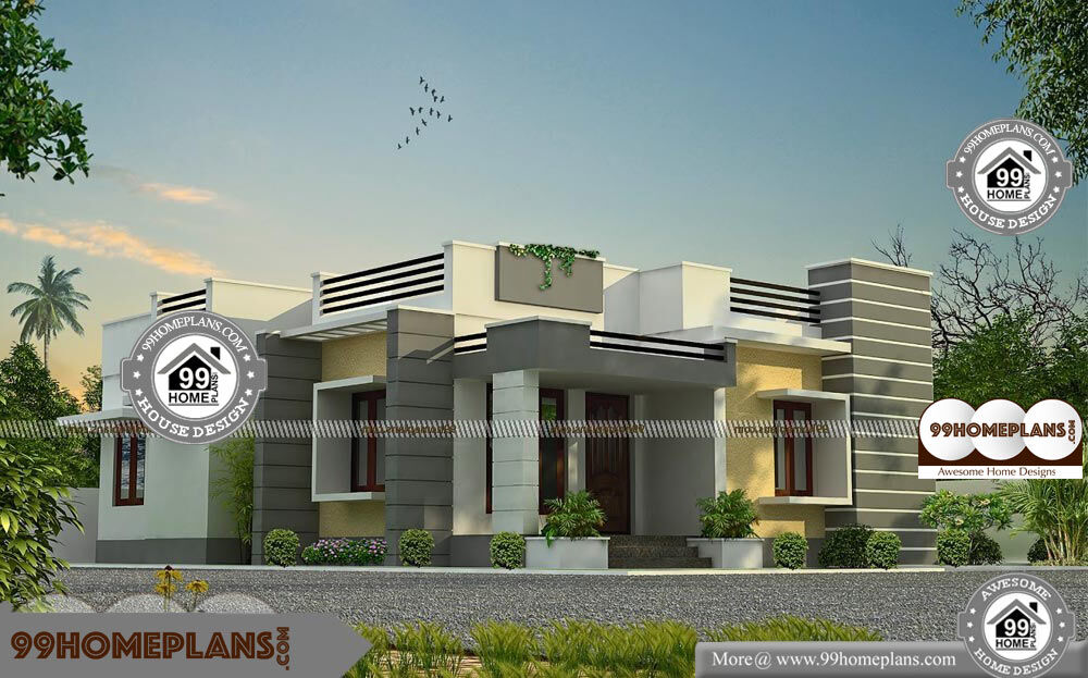 Single Story Narrow Lot House Plans - Single Story 1150 sqft-Home