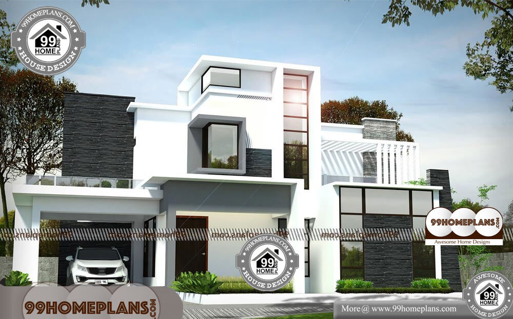 Small 4 Bedroom House Plans - 2 Story 2729 sqft-Home