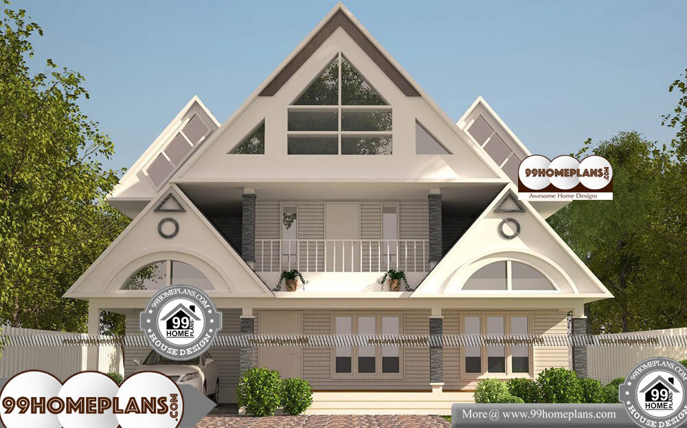 Small House Architecture Design In India - 2 Story 3200 sqft-Home