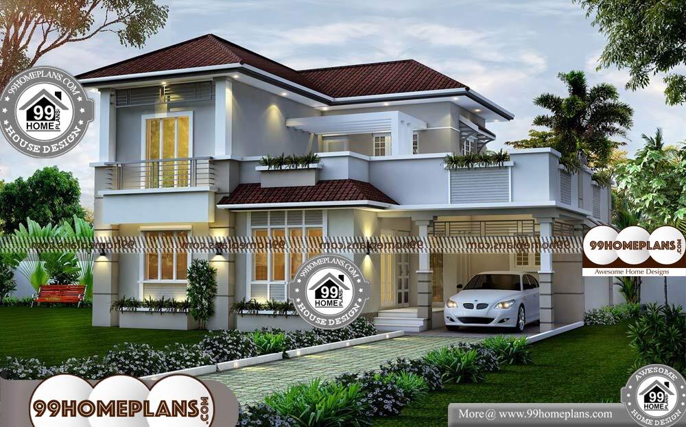Small House Plans With 4 Bedrooms - 2 Story 1940 sqft-Home