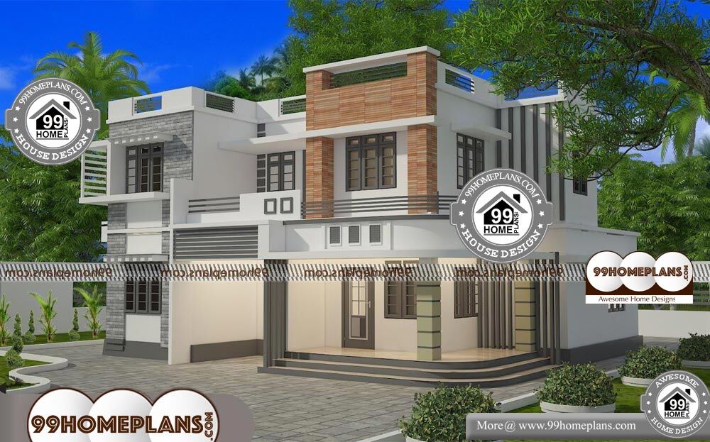 Small Luxury Home Plans With Photos - 2 Story 1821 sqft-Home