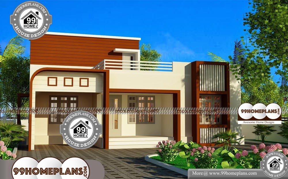 Small Modern Floor Plans - Single Story 940 sqft-Home