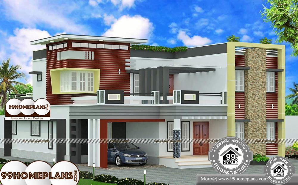 South Facing Plot East Facing House Plan - 2 Story 2664 sqft-Home