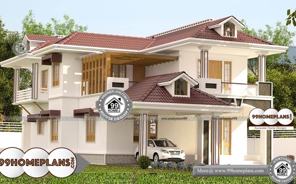 South Indian Style Home Design - 2 Story 3144 sqft-Home