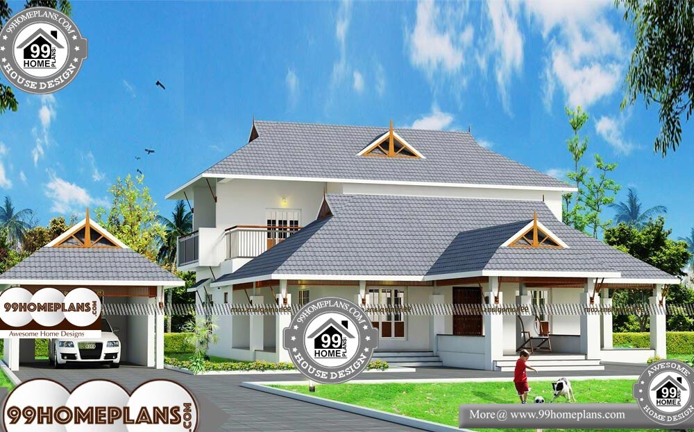 Three Bedroom Bungalow House Plans - 2 Story 2900 sqft-Home