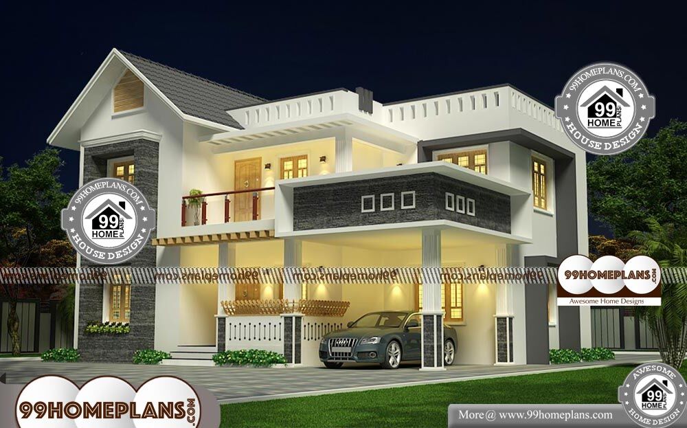Traditional House Designs Uk - 2 Story 2223 sqft-Home