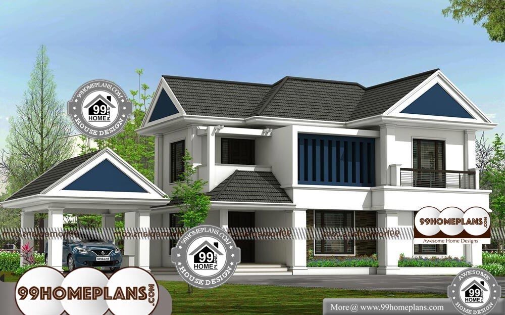 Traditional Indian House Design - 2 Story 2620 sqft-Home