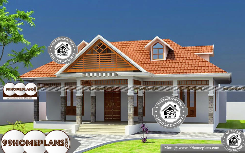 Traditional One Story House Plans - Single Story 2750 sqft-Home