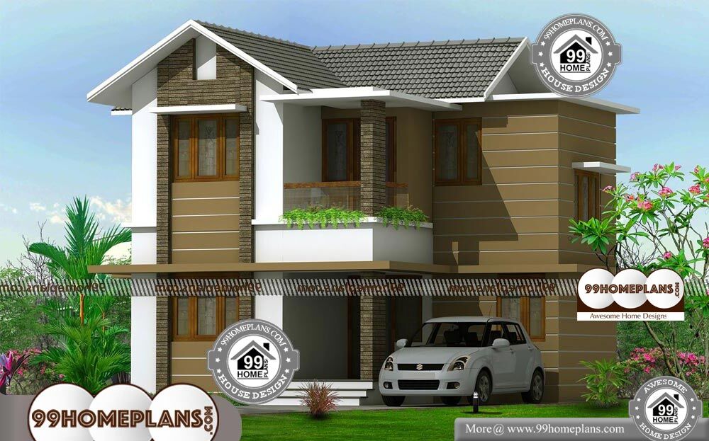 Two Floor Home Design - 2 Story 1400 sqft-Home