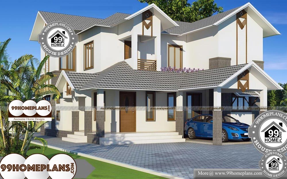 Two Storey Beach House Plans - 2 Story 3200 sqft-Home