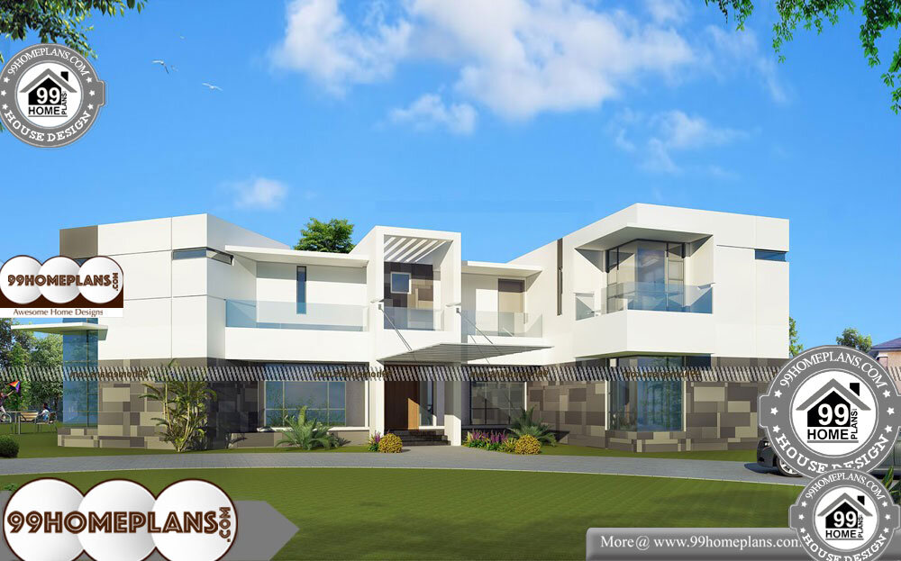 Two Storey Homes With Rear Balcony - 2 Story 3600 sqft-Home