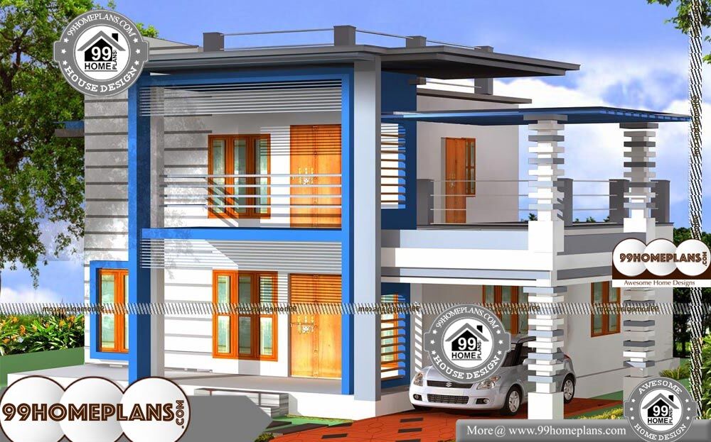 Two Story House With Balcony - 2 Story 1600 sqft-Home