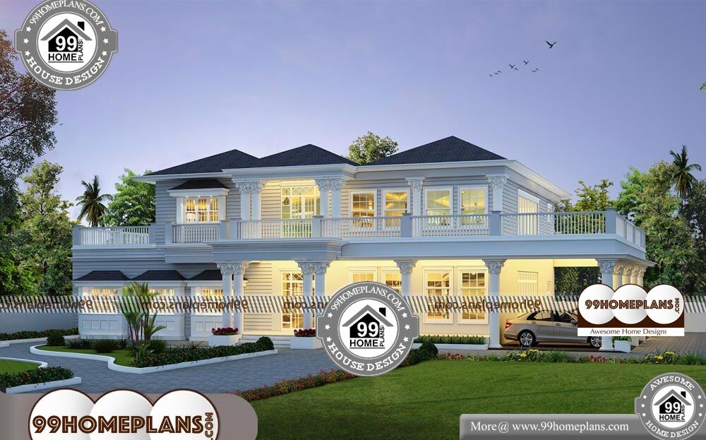 Two Story Ranch House Plans - 2 Story 4650 sqft-Home