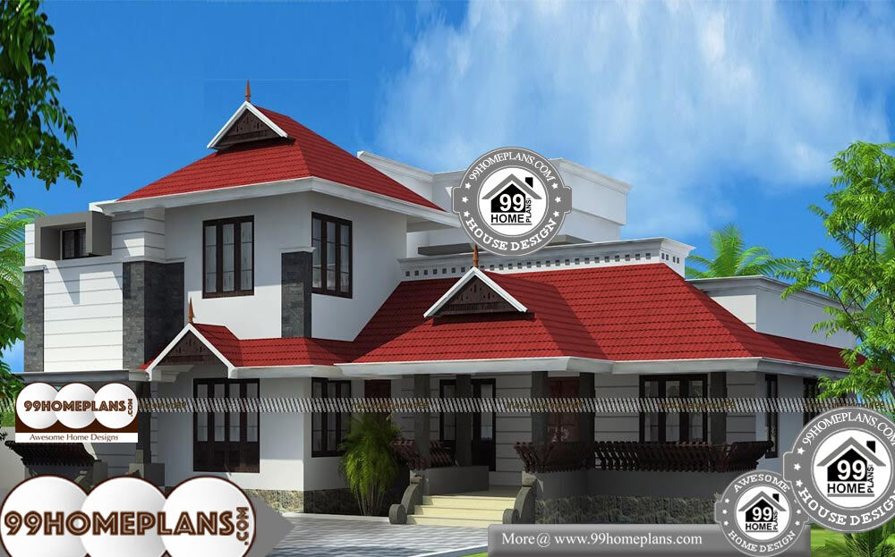Two Story Traditional House Plans - 2 Story 2800 sqft-Home