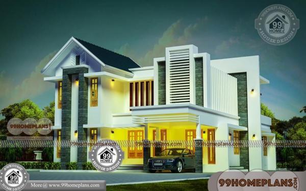 Architectural Designs For 4 Bedroom Bungalow With Two Floor Home Plan