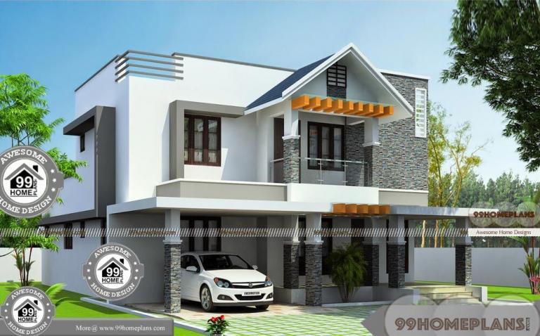 Assam Type House Front Side Design with Ultra Modern Home Floor Plans