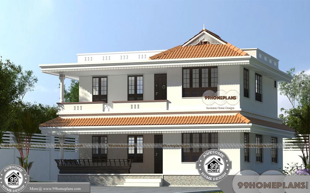 3 Bedroom House Plans Kerala Double Floor Home Plan