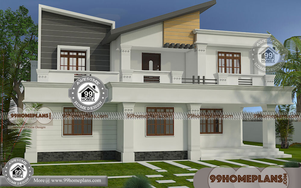 Kerala Small House Design Photos 90+ 2 Story House With Balcony