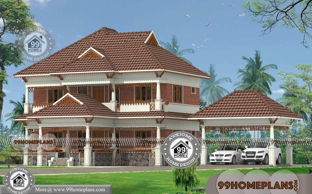 5 Bedroom Traditional Tharavadu Design With Free Plan Free Kerala Home Plans